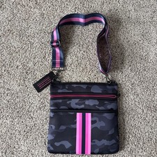 ** Haute Shore Neopren Umhängetasche Camo Pink Strap - BRANDNEU Neu mit Etikett!! **