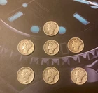 Silver Mercury Dimes US Coins  (Lot of 7) 💎 Good Condition 💎