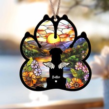 Personalized Dog Loss Sympathy Gift, Custom Dog Memorial Acrylic