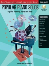 Popular Piano Solos - Grade 3 - Book Online Audio: Pop Hits, Broadway, - GOOD