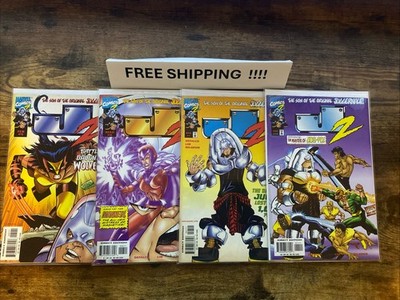Marvel J2 Juggernaut Comic Lot (4 Books) Son of Juggernaut Series Free Shipping