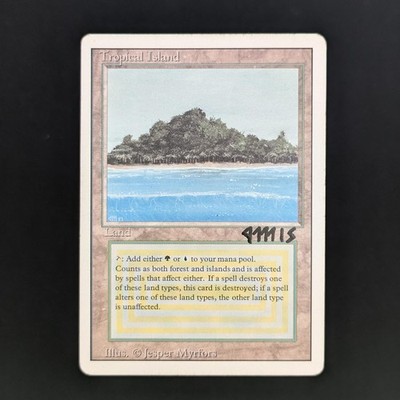 MTG \>> Tropical Island (LP) // Revised - 341 Trading - Magic