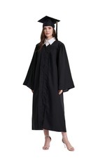 Unisex Matte Graduation Cap and Gown 2025 Tassel Set for High School College...