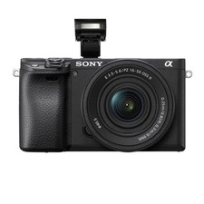 Sony Alpha a6400 Mirrorless 24.2MP 4K Digital Camera with 16-50mm Lens 2 battery