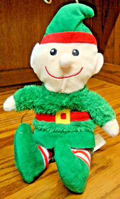 CHRISTMAS HOUSE 10'' Elf Plush Shelf Sitter Stuffed Toy Doll Holiday Decor    900