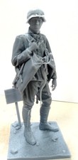 German infantryman WWII 3D print in scales