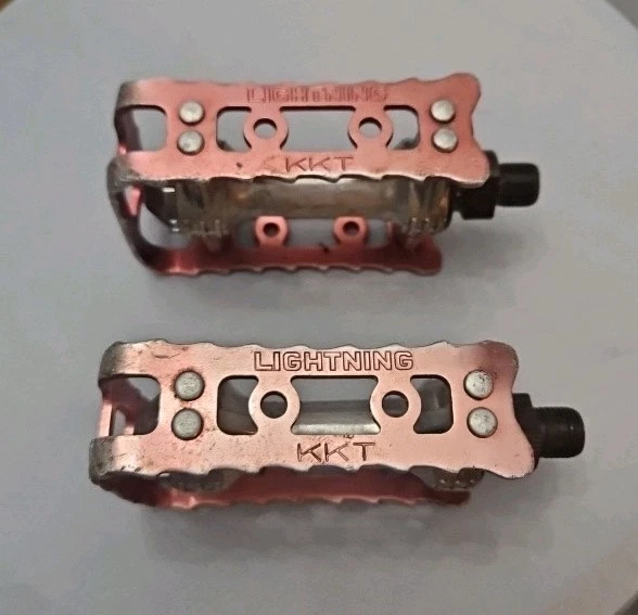 KKT old school bmx pedal タイプAMX NOS KKT Gold 9/16” AMX Bmx Pedals Vintage Old School | eBay