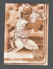 2025 Topps Shoebox Treasures by Andy Friedman Sepia Filter #24  Bryce Harper /50