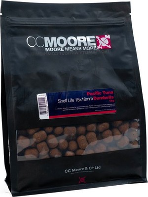 CCMoore Pacific Tuna 15x18mm Dumbells 1kg Premium Boilies Karpfen Köder Carp