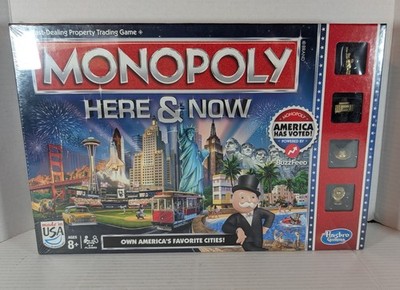 Hasbro Monopoly Here & Now America Has Voted BuzzFeed Edition B5824 (NEW SEALED)