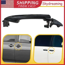 Exterior Door Handle 2011-2016 For Toyota Sienna Black Front Passenger RH Side
