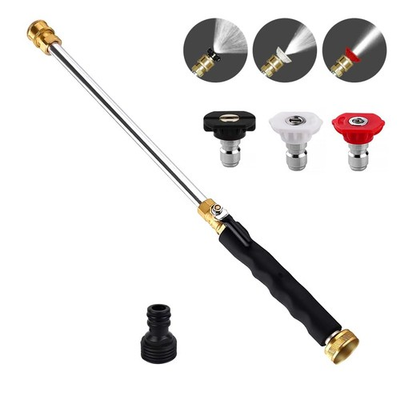 #ad Jet Nozzle Power Washer Wand Hose Nozzle Hydro Jet High Pressure Washer Tool... $37.62