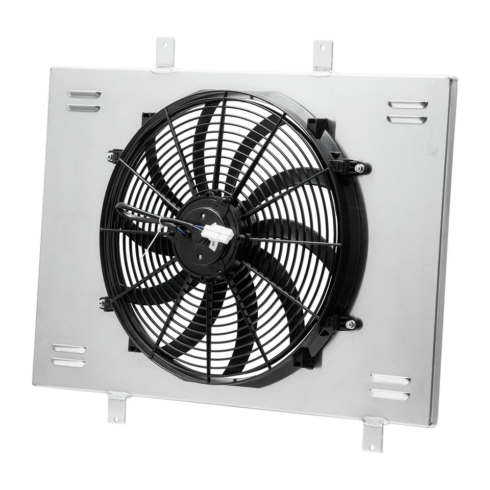 Fits 1999-03 Dodge Ram 1500 2500 3500 Van Truck V8 Aluminum Shroud Fan Relay Kit Foto 3 de 4