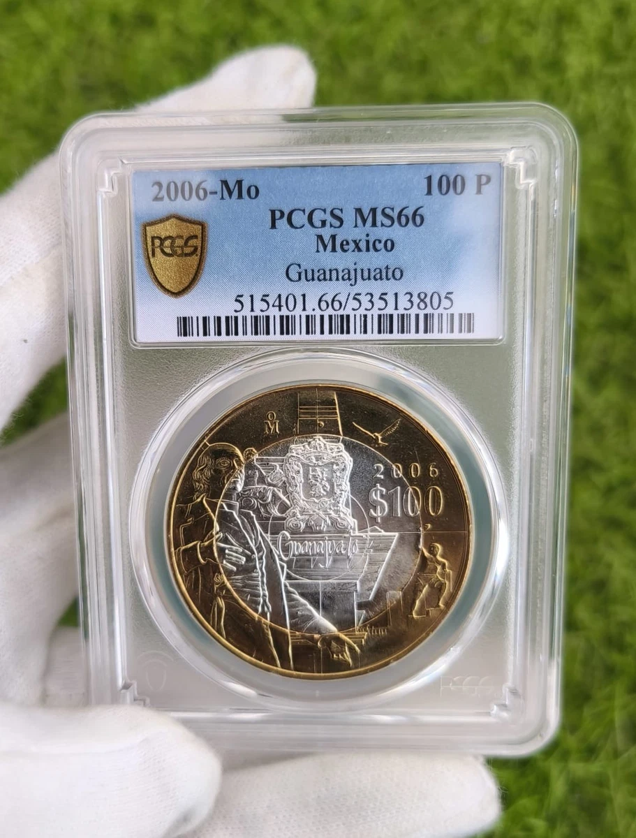 Bi-Metallic 100 Pesos Denomination Mexican Coins (1905-Now) for