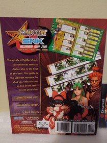 Capcom vs. SNK videogame. Sega Dreamcast. 2000. w/manual & Strategy Guide Book.