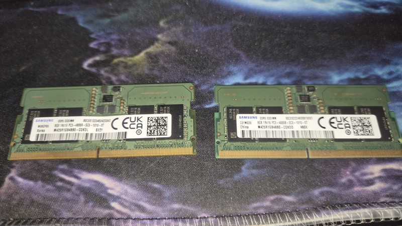 Samsung DDR5 SODIMM Laptop Memory 16GB (2x8GB)