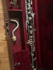 Bb Base Clarinet with Case With Mouth Piece Without Reeds READ DESCRIPTION