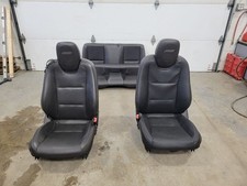 2010-2015 Camaro Ss Front Rear Leather Heated Power Seats Black 10-15 2010-2015 Camaro Ss Front Rear Leather Heated Power Seats Black 10-15