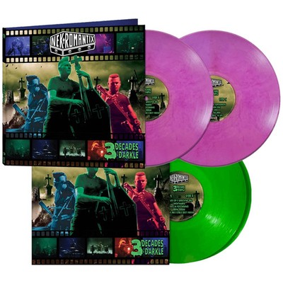 Nekromantix - 3 Decades of Darkle 2LP Vinyl Green Ltd NEW SEALED Cleopatra