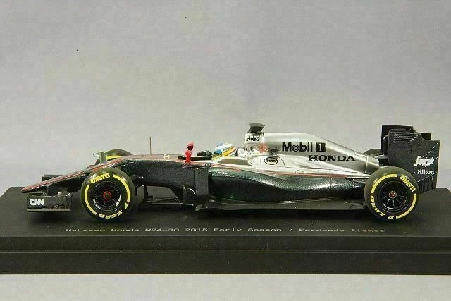 Ebbro 45324 McLaren Honda MP4-30 2015 Versione Precoce No.14 Nera / Argento 1/43 - Immagine 2 di 4