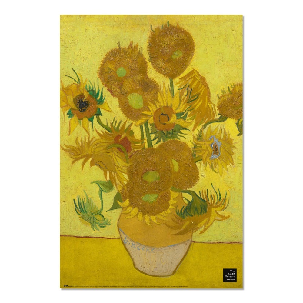 Poster VINCENT VAN GOGH - Museum - Sunflowers 61x91,5cm  NEU  56416
