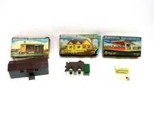 1950s O S Gauge Plasticville House Drive-in LOT vtg Model Train RR Set Railroad
