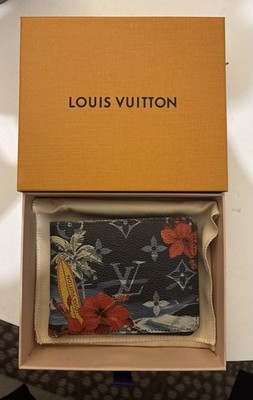 Louis Vuitton Slender Wallet Monogram Surfin' Navy Blue
