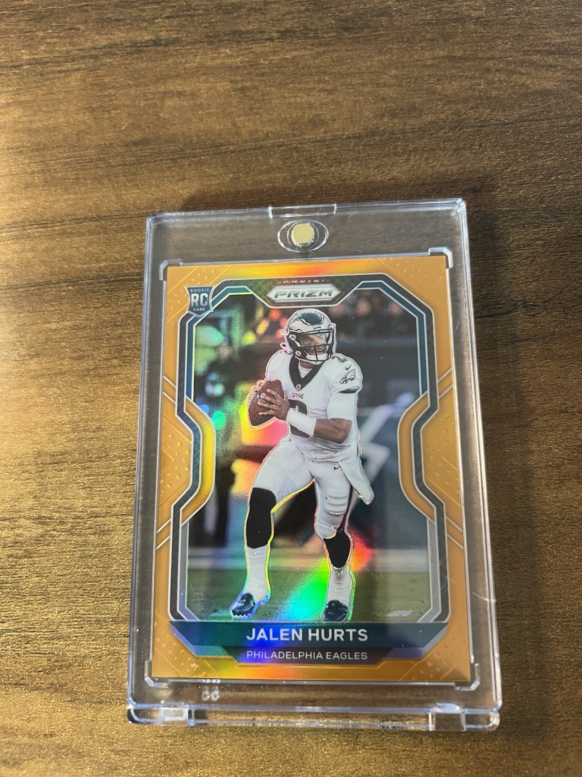 2020 Panini Prizm Orange Prizm Rookie Jalen Hurts #343 Philadelphia Eagles /249