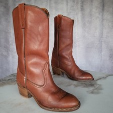 Size 6 M Vintage Wolverine Block Heel Western...