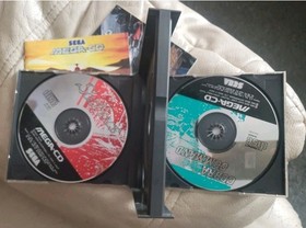 Sol-Feace & Cobra Command Sega Mega CD PAL + All Manuals inc (Tested & Played)