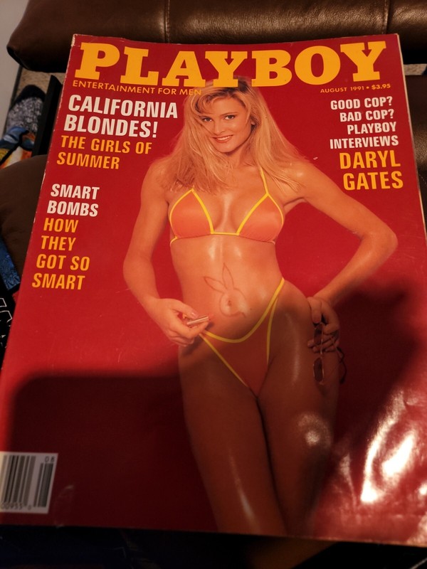  Playboy Magazine August 1991 Playmate Corina Harney California Blondes