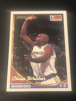 1993-94 Topps Gold Chris Webber #224 Rookie