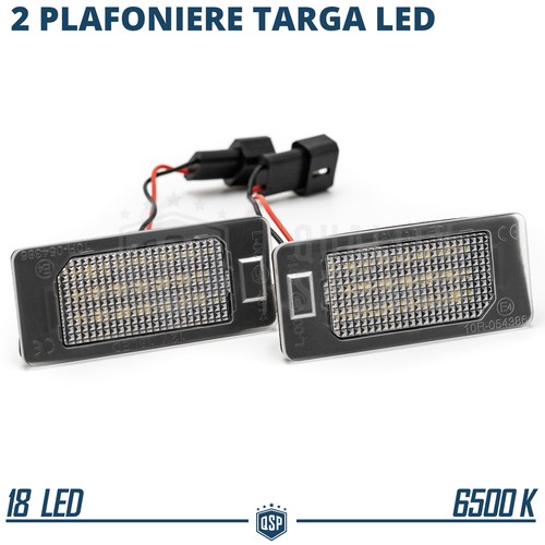 2 Luci TARGA FULL LED PLACCHETTE Complete per Bmw Serie 5 E60 E61 CANBUS 6.500K - Foto 2 di 10