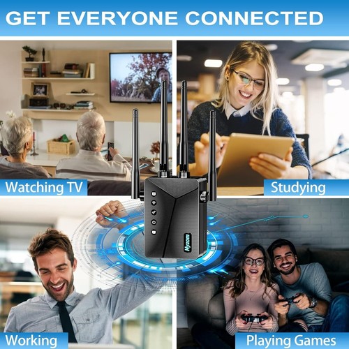 Hyzom Estensore WiFi Più Lungo Raggio Booster Segnale Ripetitore WiFi RPT-002 - Foto 4 di 5