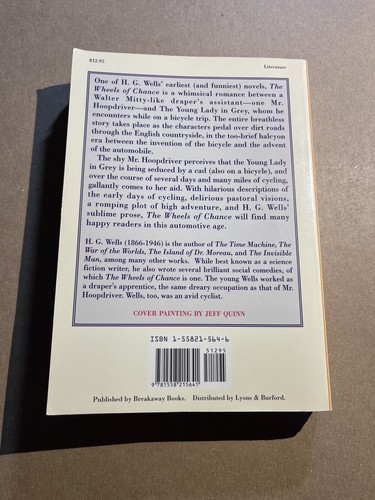 THE WHEELS OF CHANCE by H.G. Wells 1997 paperback CLASSIC BICYCLING TRIP HUMOR - Picture 2 of 3