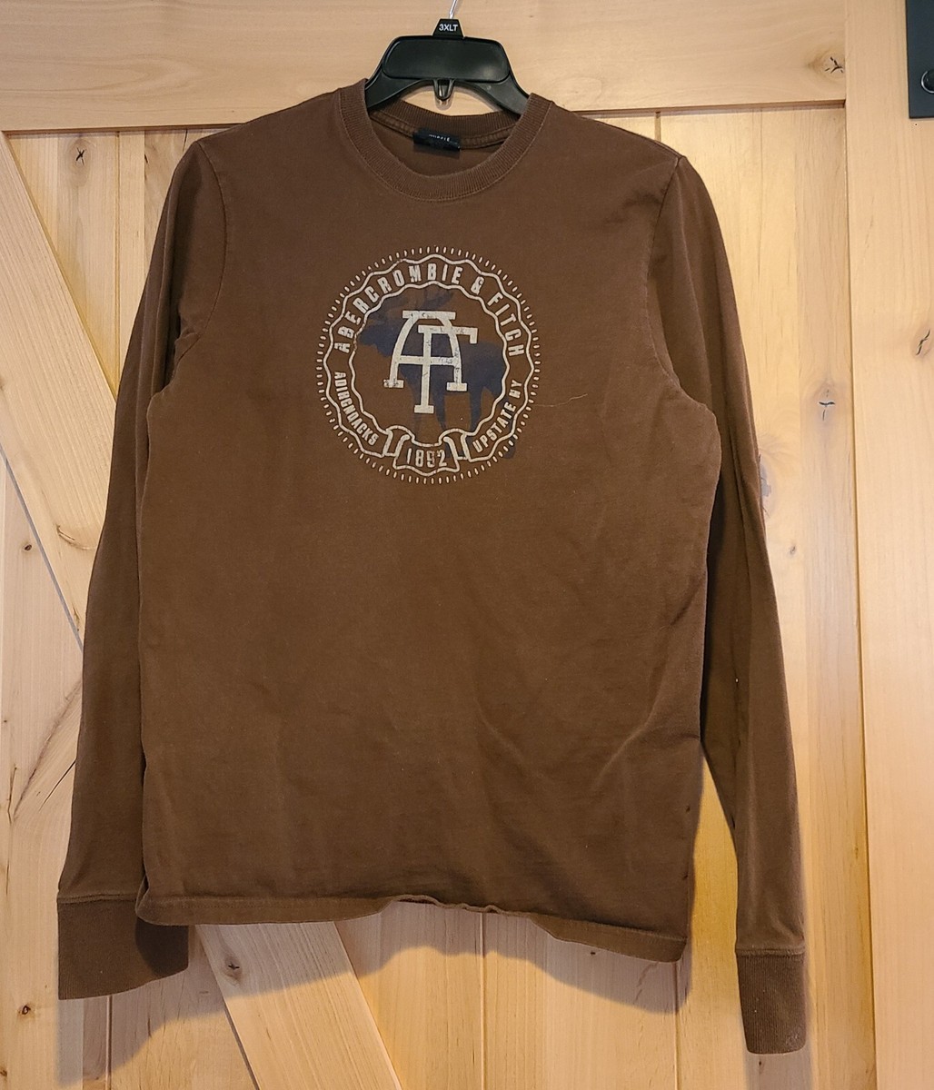 Abercrombie Fitch Men Sz M Muscle Shirt Spell Moose Logo