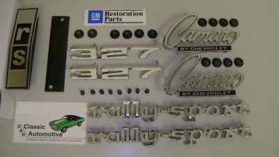 Rally Wheels For Chevy 1968 Camaro Emblem Set For Rally Sport With 327 ...