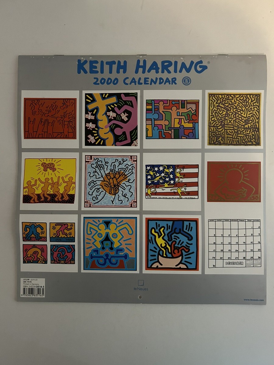 KEITH HARING 2000 CALENDAR Collector Item Printed In Germany Clean
