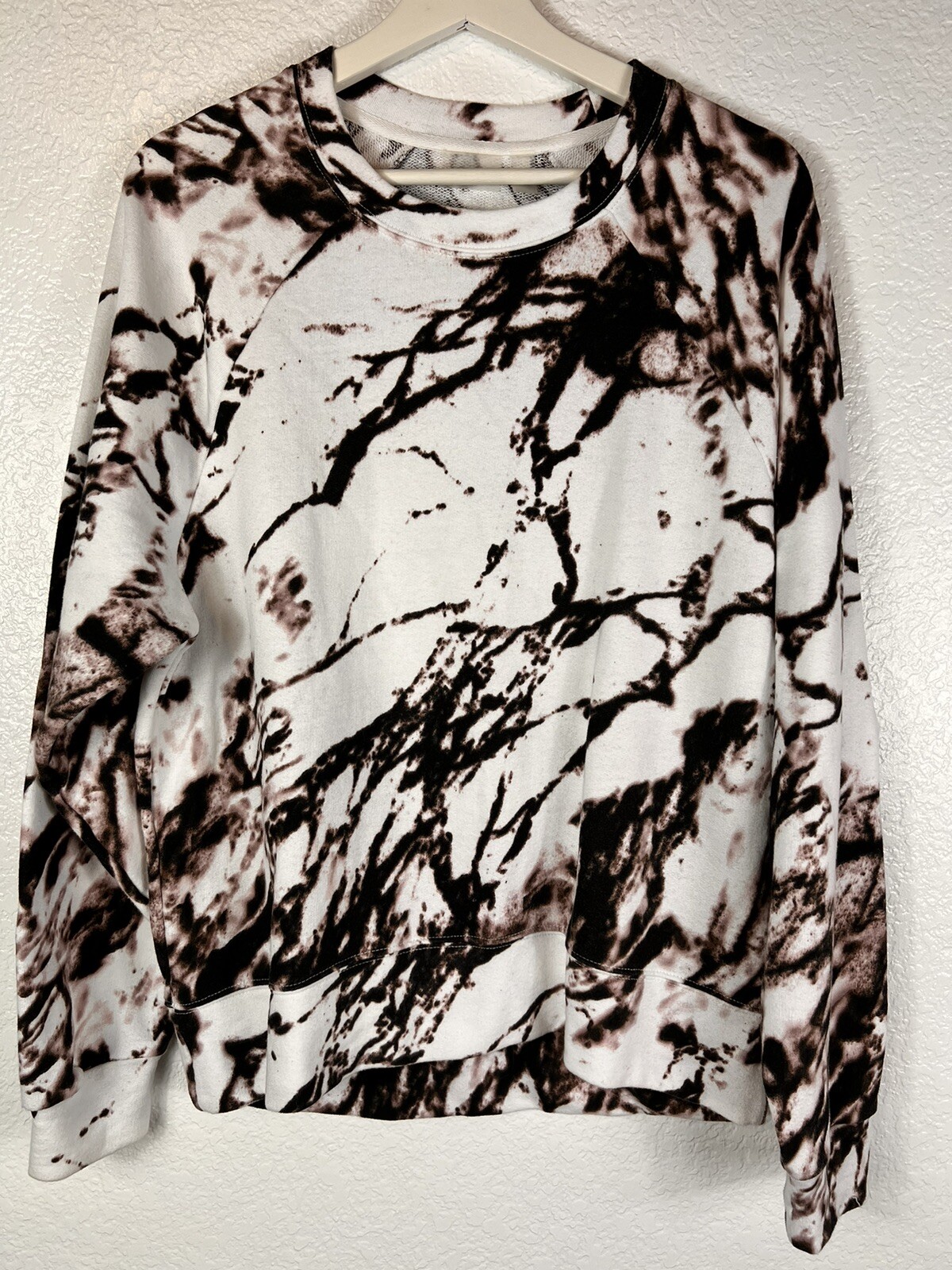 Zella Nordstrom Tye Dye/Paint Splatter Sweatshirt Women's Sz Med