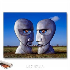 Pink Floyd Division bell STAMPA SU TELA 70x50 PER QUADRO ARREDAMENTO CASA ALBUM