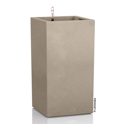 Lechuza 'Canto Stone 40 high' sandbeige 40 x 40 x H 76 cm