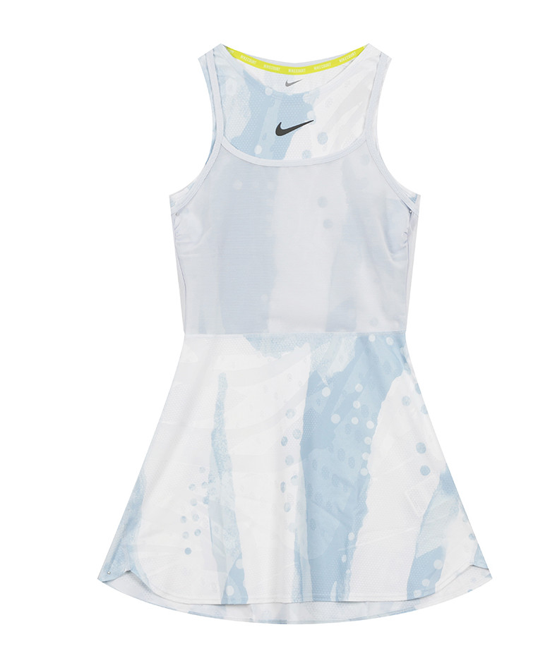 Женское спортивное цельнокроеное теннисное платье Nike Court Dri-FIT Slam AsiaFit HM8647-121 30290₽