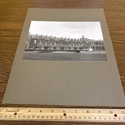 Vintage Louvre Pavillon de Marsan Mounted Architecture Photo Percier Fontaine