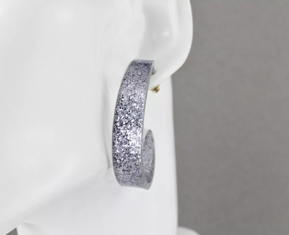 Plastic 2024 ring earrings