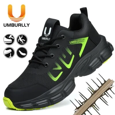 MARKENLOS Sicherheitsschuhe Herren Arbeitsschuhe Stahlkappe Leicht Gehen Schutzschuhe Z534