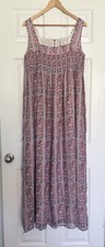Molly Bracken Dress Floral Smocked Maxi Size Small NWT