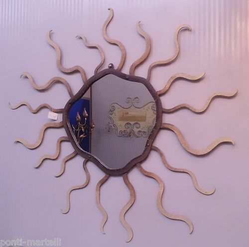 CORNICE DESIGN per Specchio in FERRO BATTUTO . Art. 828