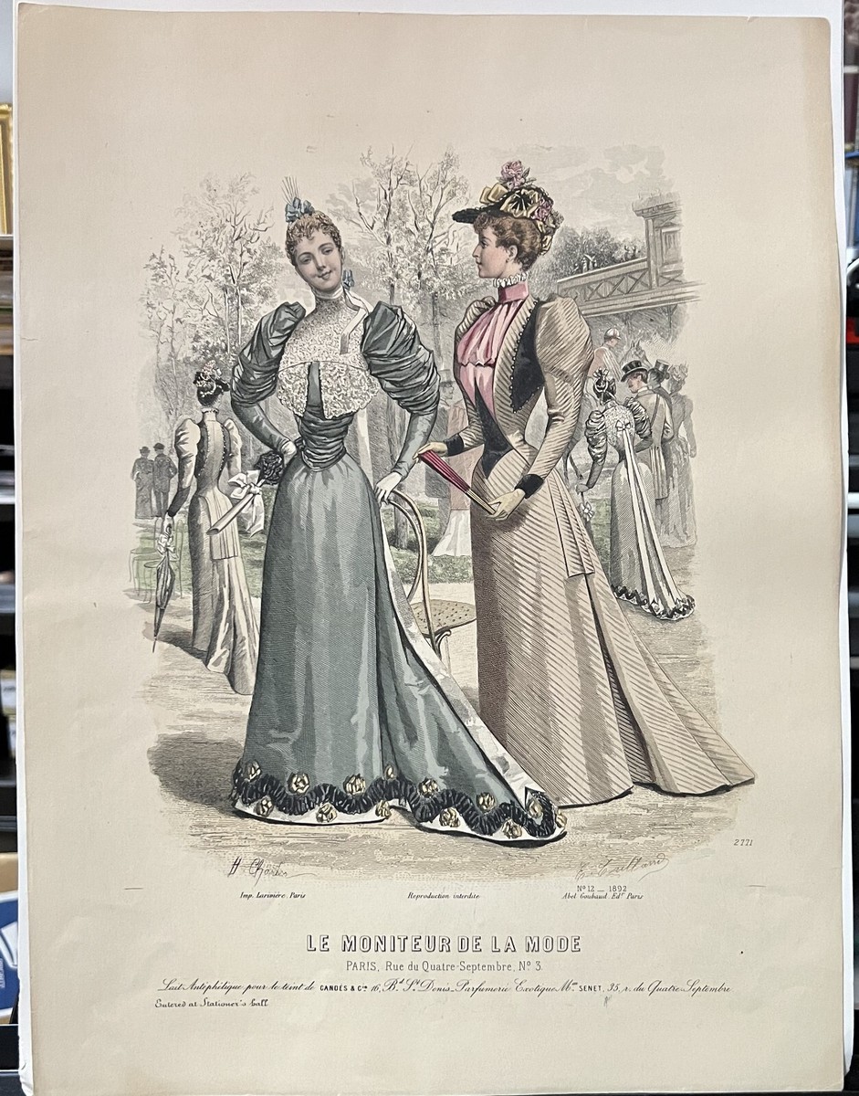 絵画 LE MONITEUR DE LA MODE 絵画 LE MONITEUR DE LA MODE Fashion Design Art, Le Moniteur