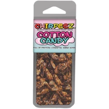 CRICKETS Cotton Candy flavor! Chirpeez edible insects bred for human consumption