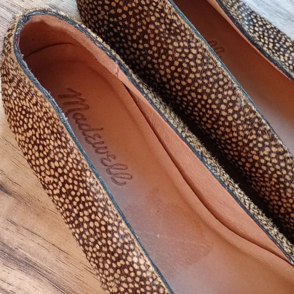 Ballet Madewell Animal Print Cat Har Cheetah Talla Plana 7 Foto 4 de 4